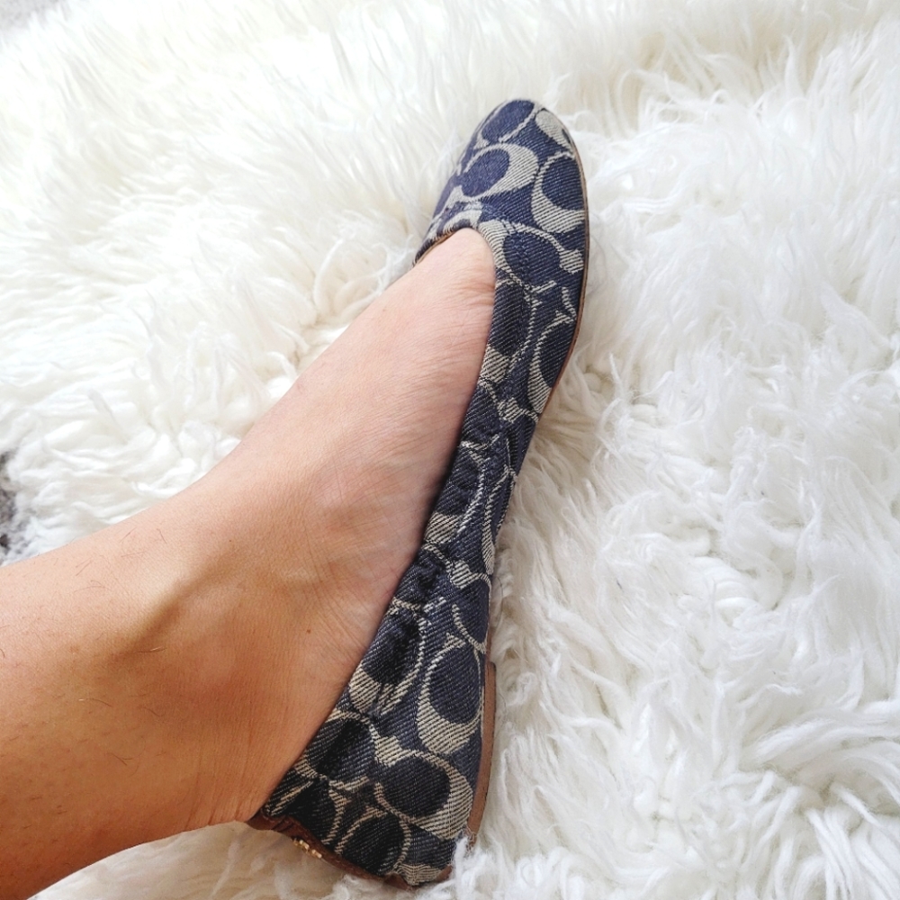 Coach Jeans Flats